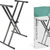 Stagg KXSQ6 Double Braced X style Keyboard Stand