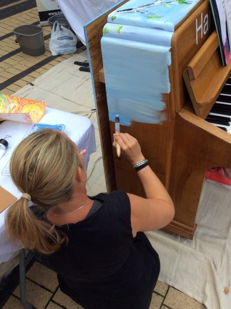 Morley Hand-Painted Piano