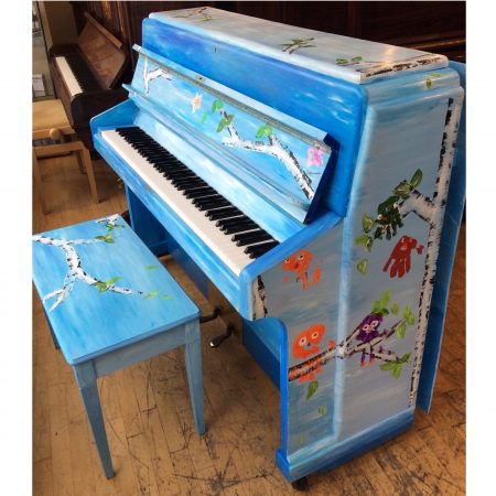 Morley Hand Painted Upright Acoustic Piano