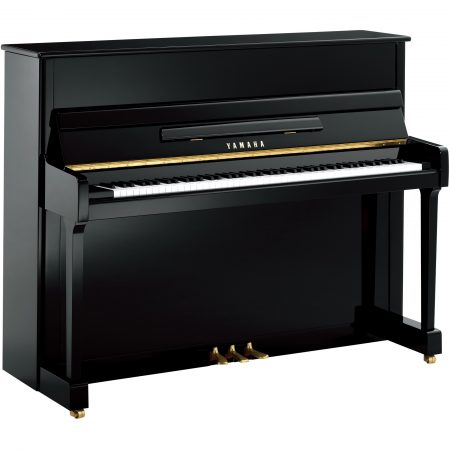 Yamaha P116 Upright Acoustic Piano in Polished Ebony