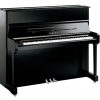Yamaha P121 Upright Acoustic Piano Polished Ebony with Chrome Fittings