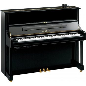 Yamaha U1 SH2 Upright Acoustic Piano in Polished Ebony