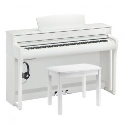 Yamaha Clavinova CLP 745 White special offer including headphones and bench