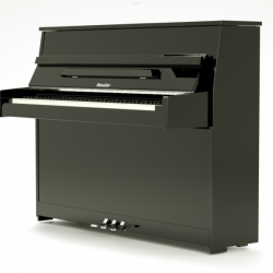 Ritmuller RC-112 upright piano, black