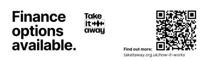 Finance options available. Take it away, click to find out more.