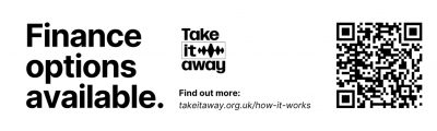 Finance options available. Take it away, click to find out more.